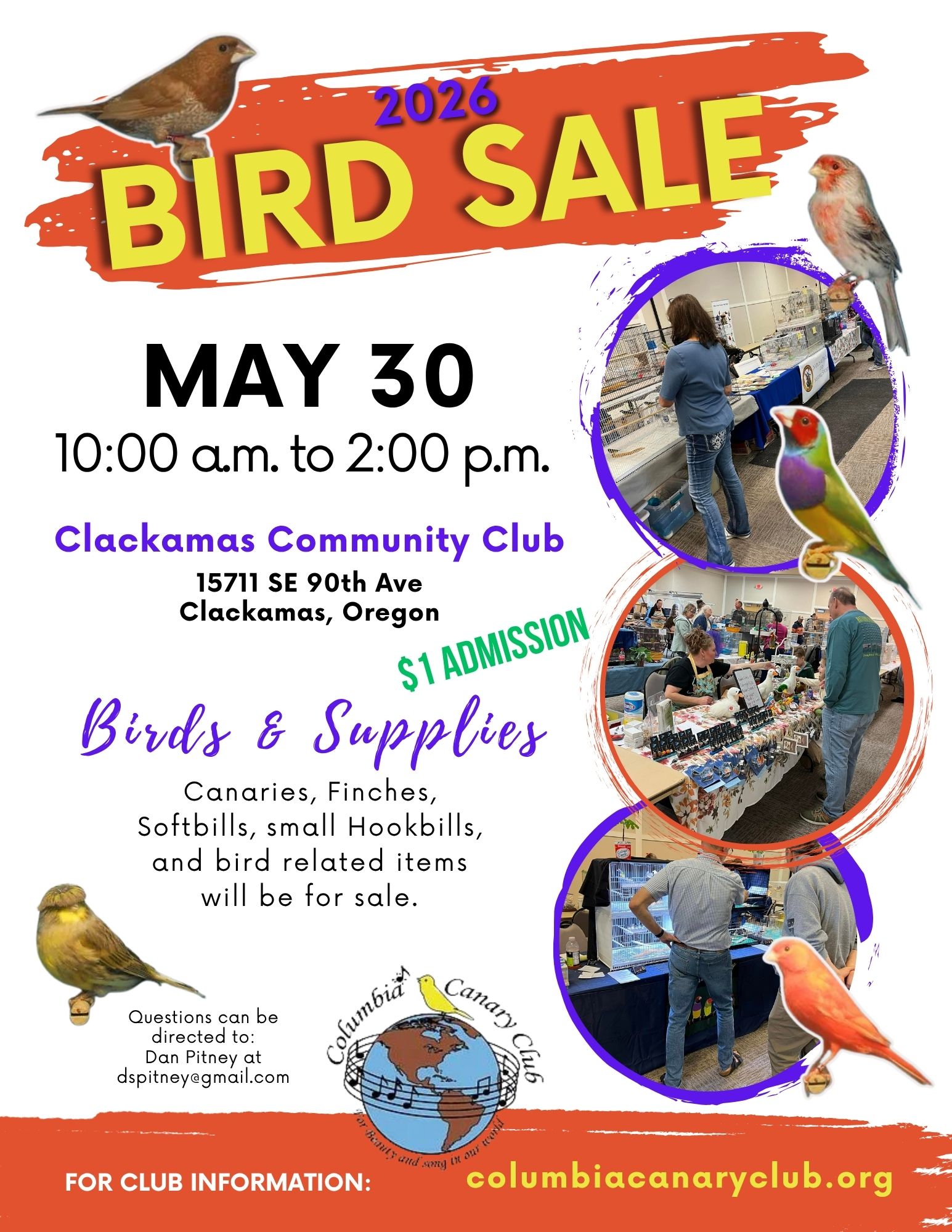 Bird Sale 5-30-2026