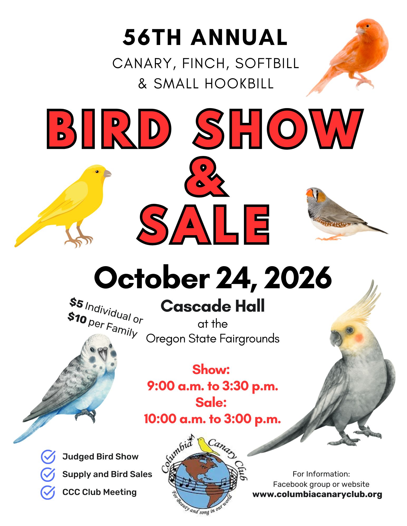 Bird Sale 5-30-2026