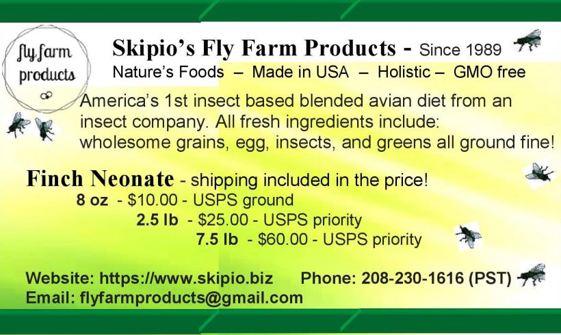 Skipio’s Fly Farm Products  – Prices include shipping!